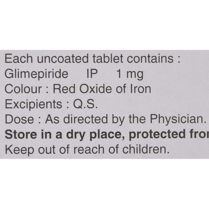 Zoryl-1 - Strip of 15 Tablets