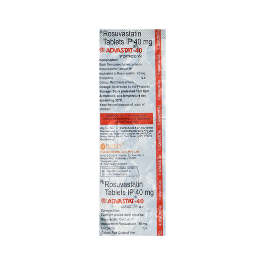 ADVASTAT-40MG - Strip of 10 Tablets