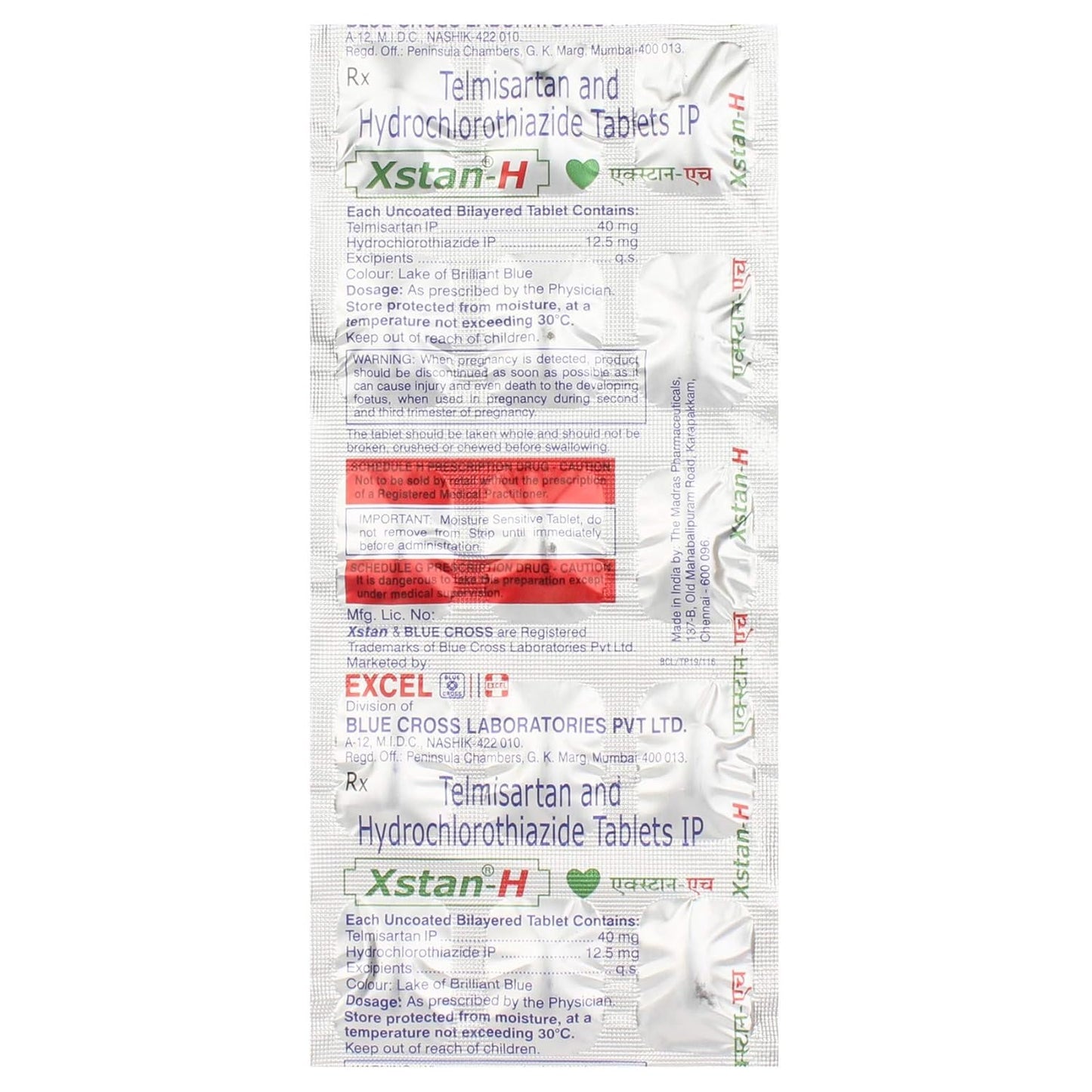 Xstan- H - Strip of 15 Tablets