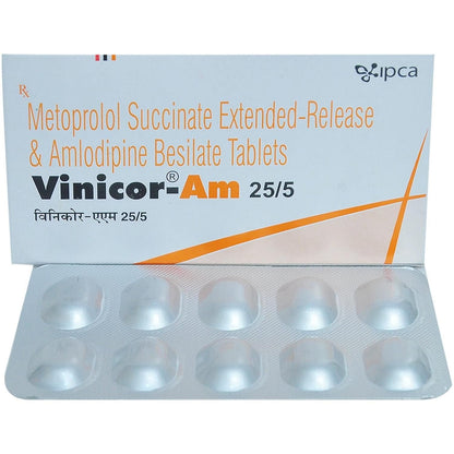 Vinicor Am 25/5 - Strip of 10 Tablets