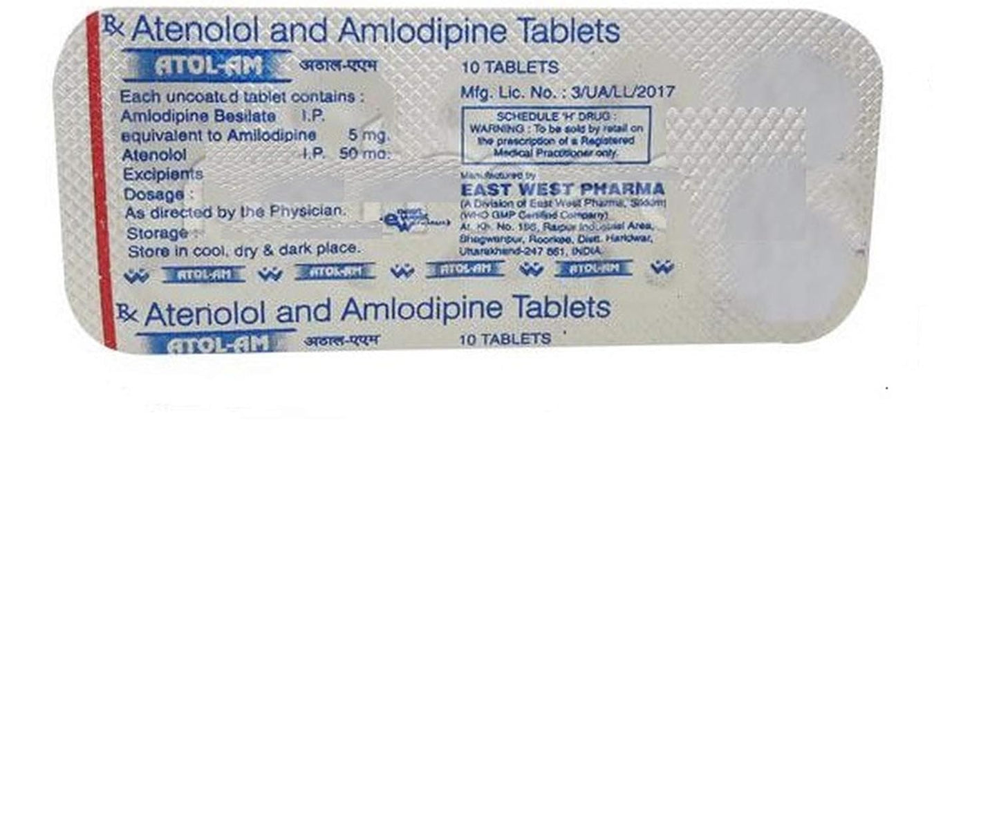 Atol Am - Strip of 10 Tablets