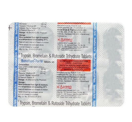 Banoflam-Forte - Strip of 10 Tablets