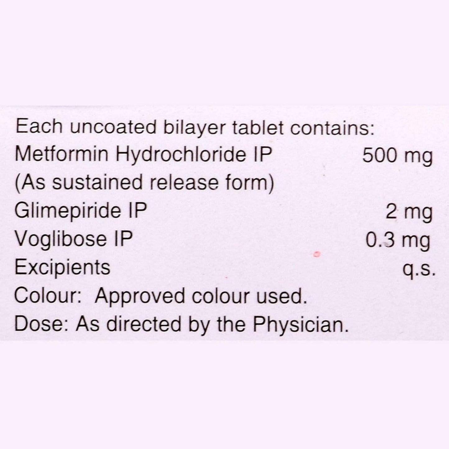 Zoryl MV 2/0.3 - Strip of 10 Tablets