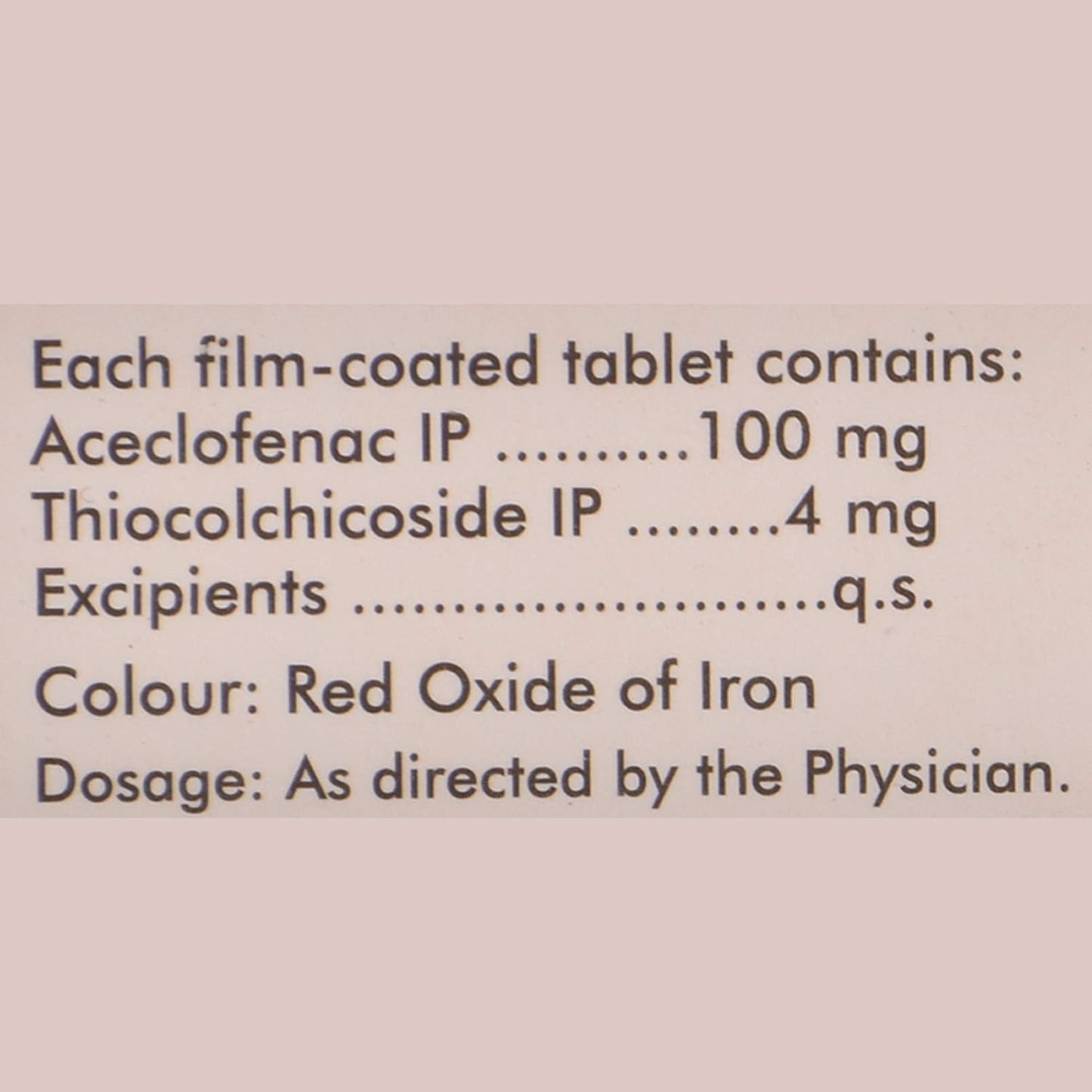 Dolowin TC 4 - Strip of 10 Tablets