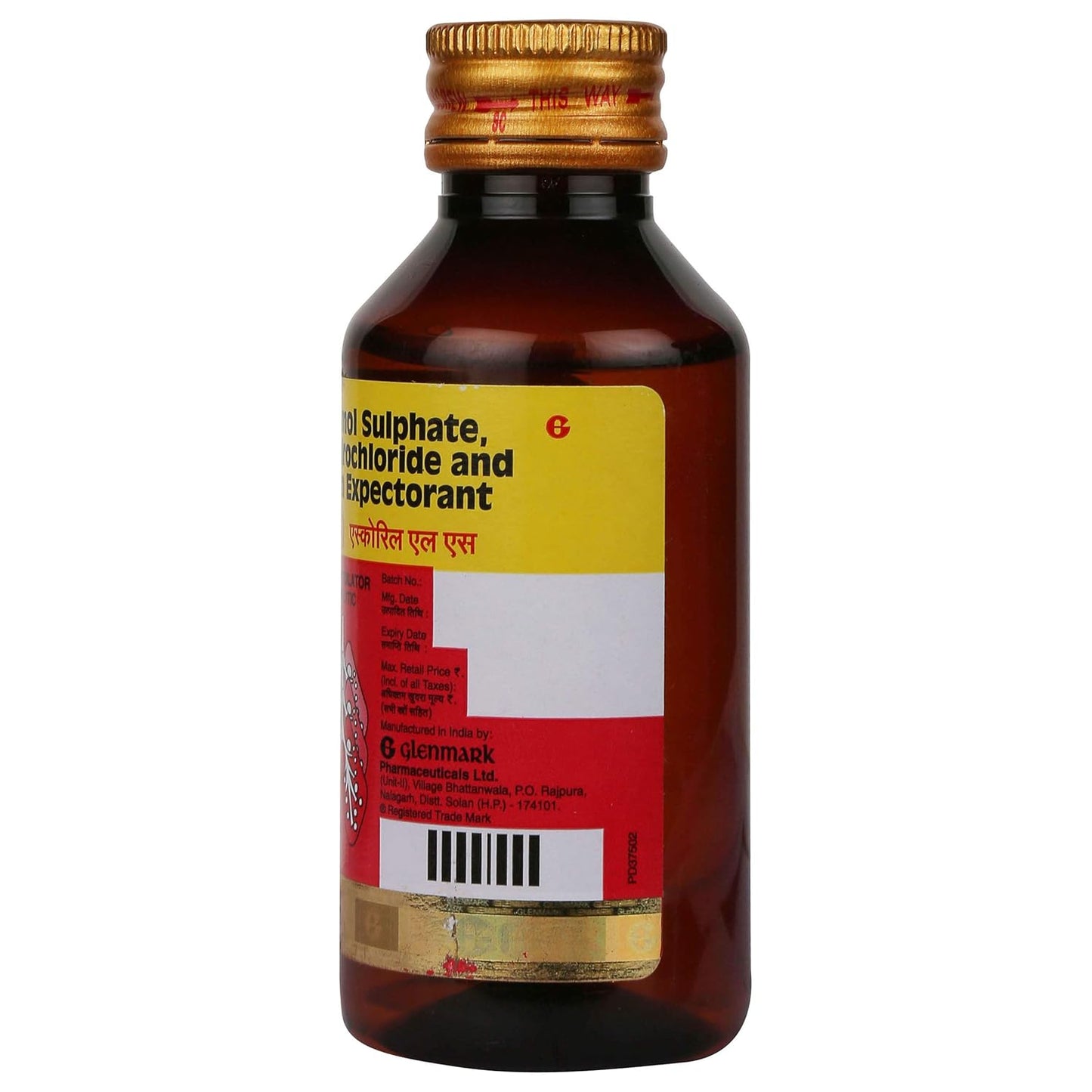 Ascoril LS - Bottle of 100 ml Syrup