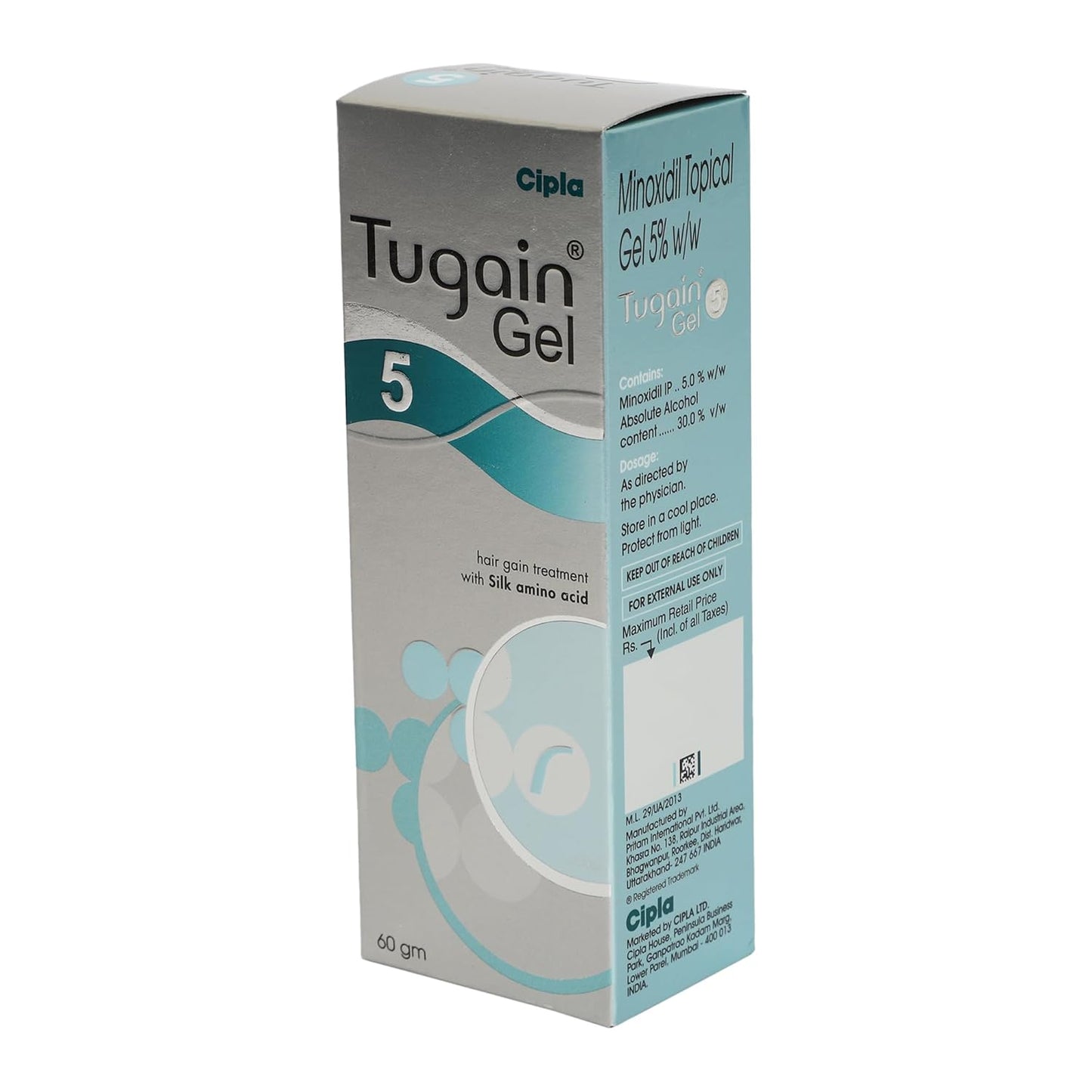 Tugain 5 - Bottle of 60 gm Gel