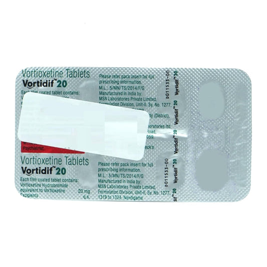 Vortidif 20 - Strip of 10 Tablets