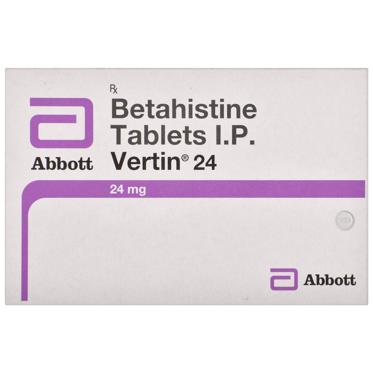 Vertin 24 - Strip of 15 Tablets