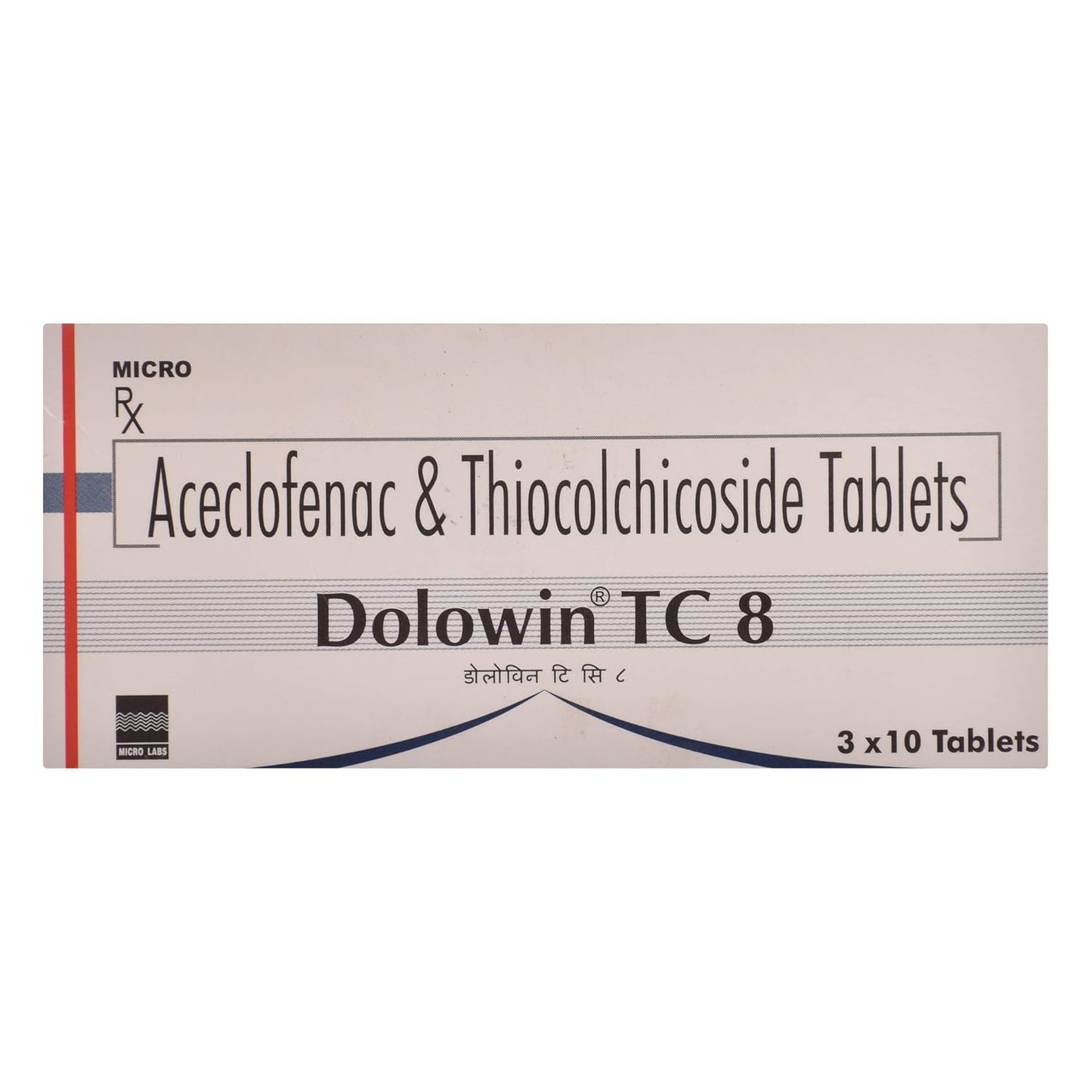 Dolowin TC 8 - Strip of 10 Tablets