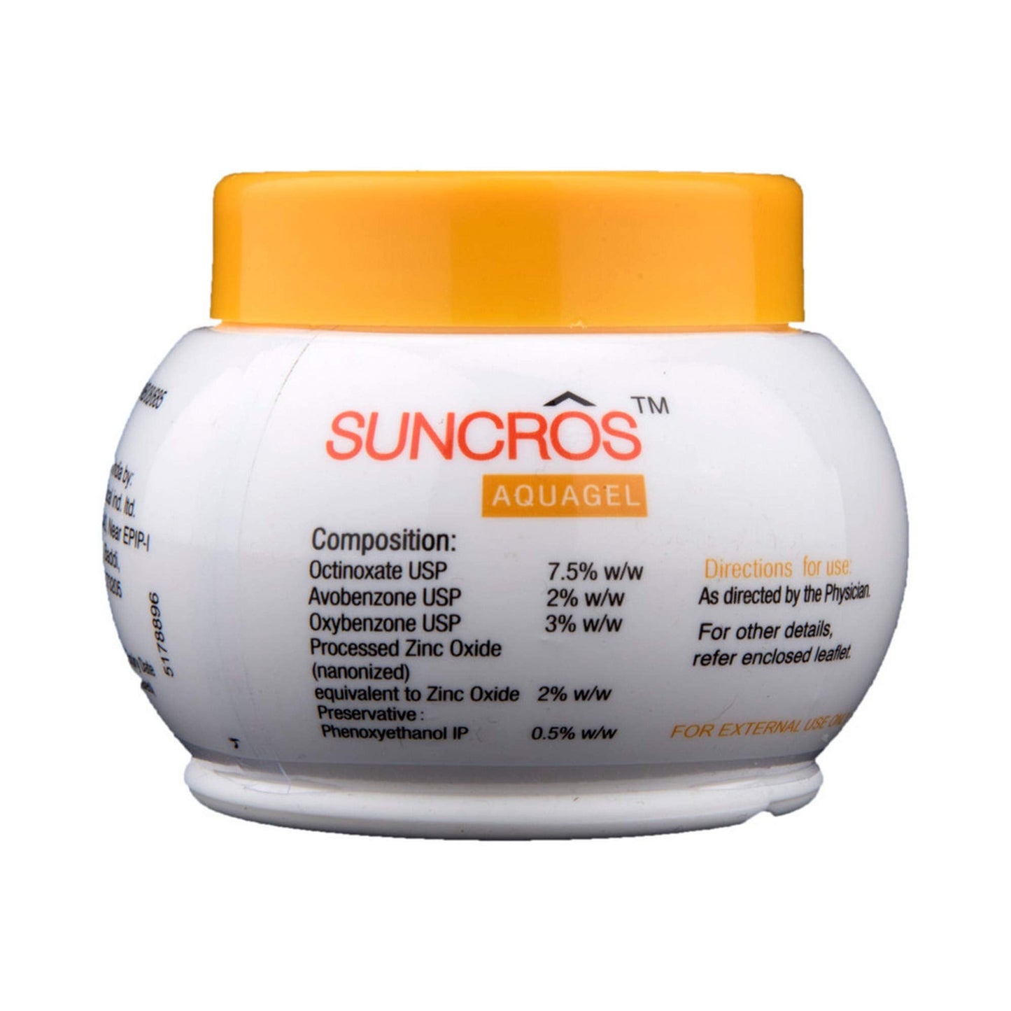 Suncros (Spf26) - Bottle of 100g Aqua Gel