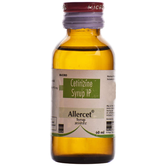 Allercet - Bottle of 60 ml Syrup