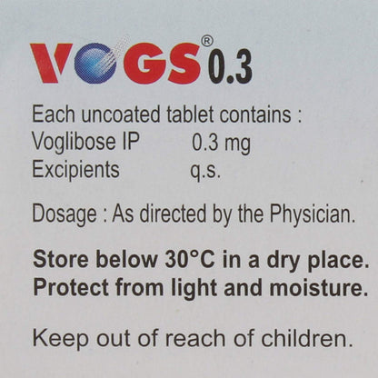 Vogs 0.3 - Strip of 30 Tablets