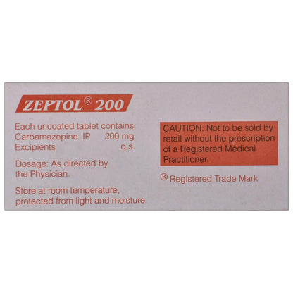 Zeptol 200 - Strip of 10 Tablets