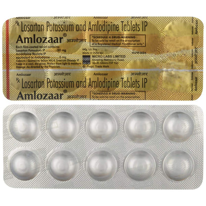 Amlozaar - Strip of 10 Tablets