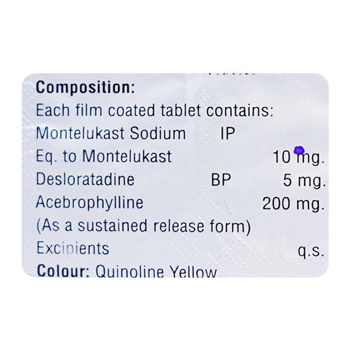 Abmac 200/5/10mg - Strip of 10 Tablets