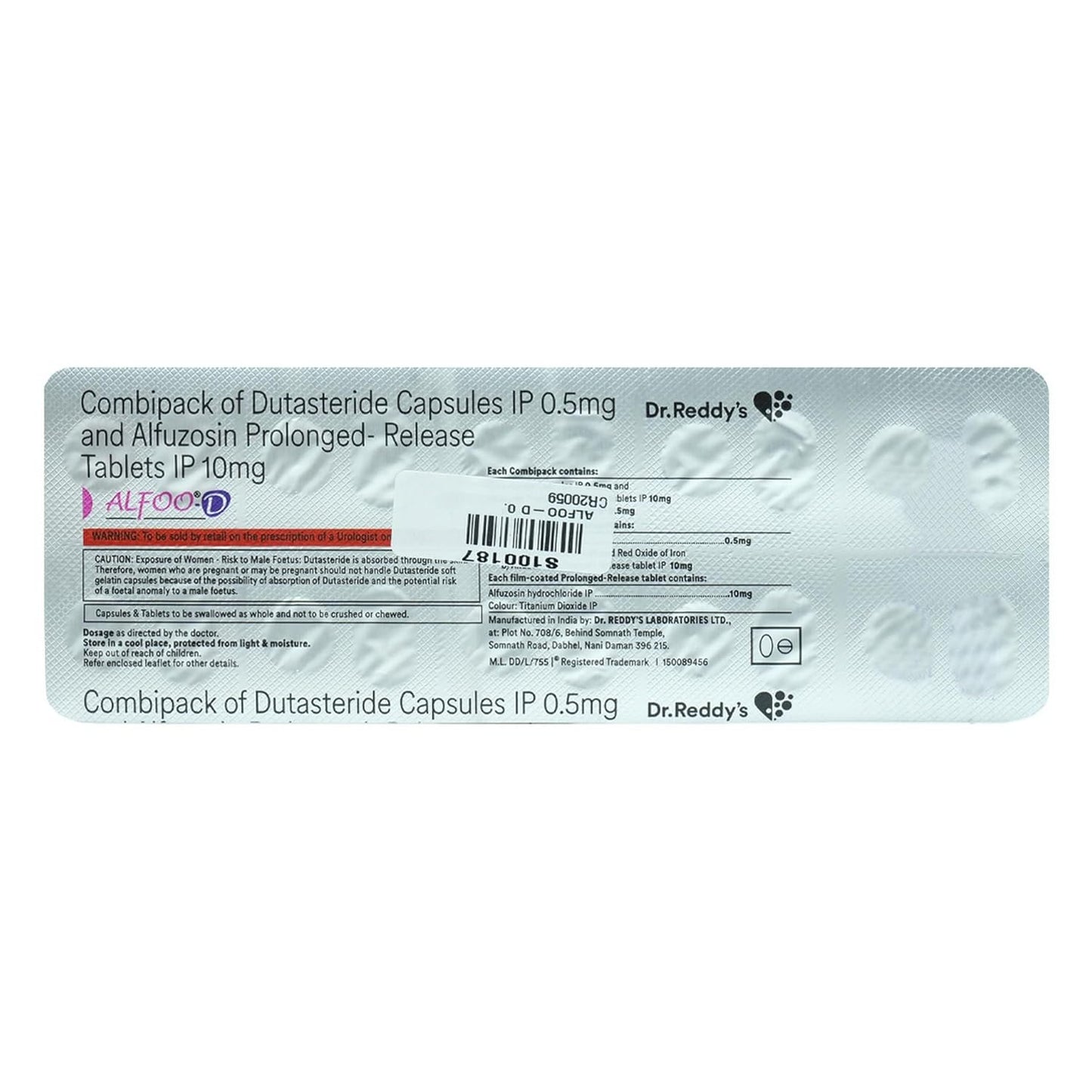 Alfoo-D 0.5/10 Combipack - Strip of 20 Capsules