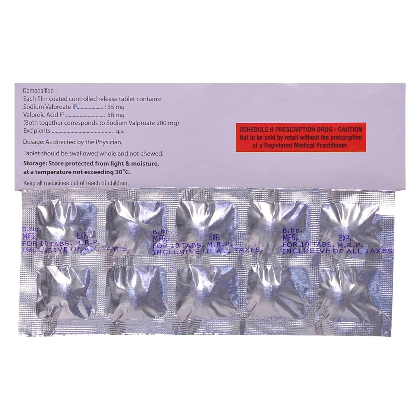 Valgress-CR 200MG - Strip of 10 Tablets