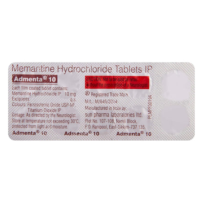 Admenta 10 - Strip of 10 Tablets