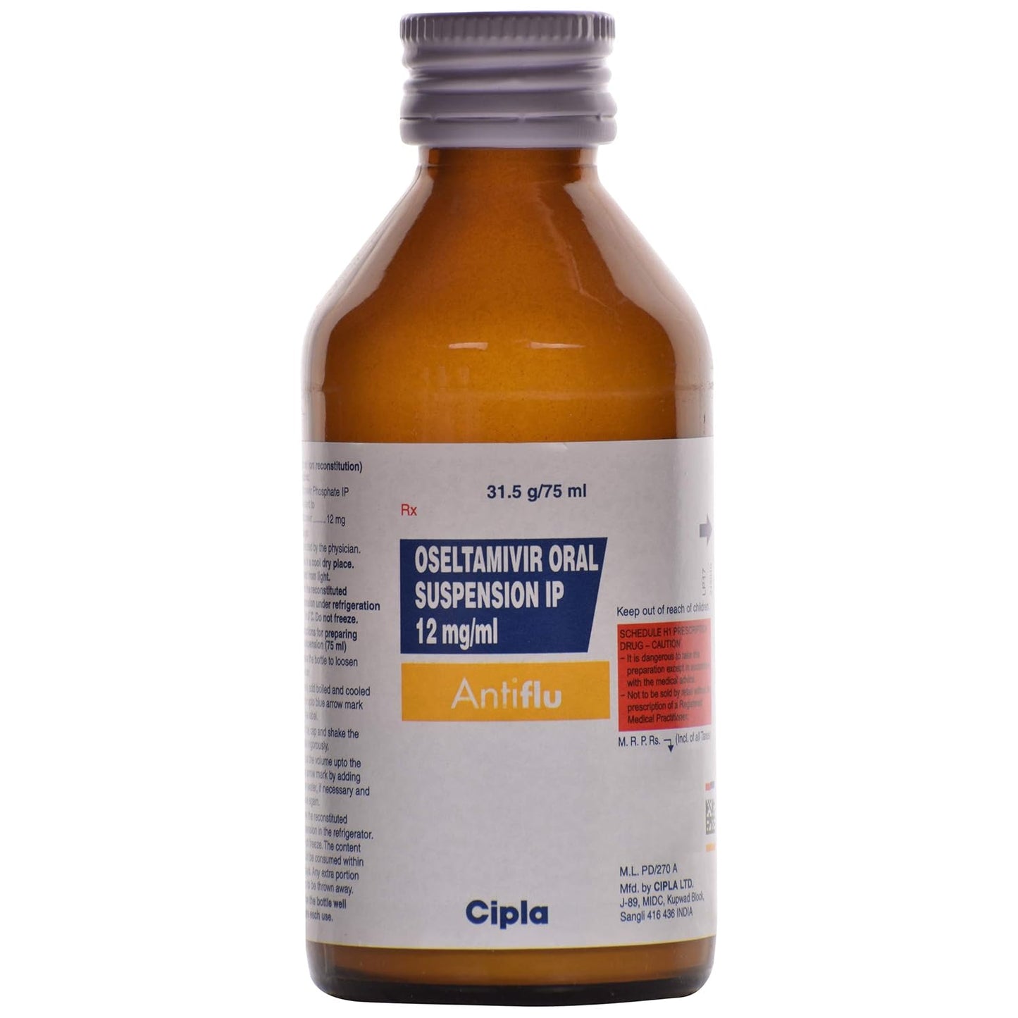 Antiflu - Bottle of 75 ml of Suspension