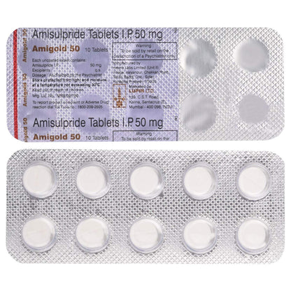 Amigold 50 - Strip of 10 Tablets