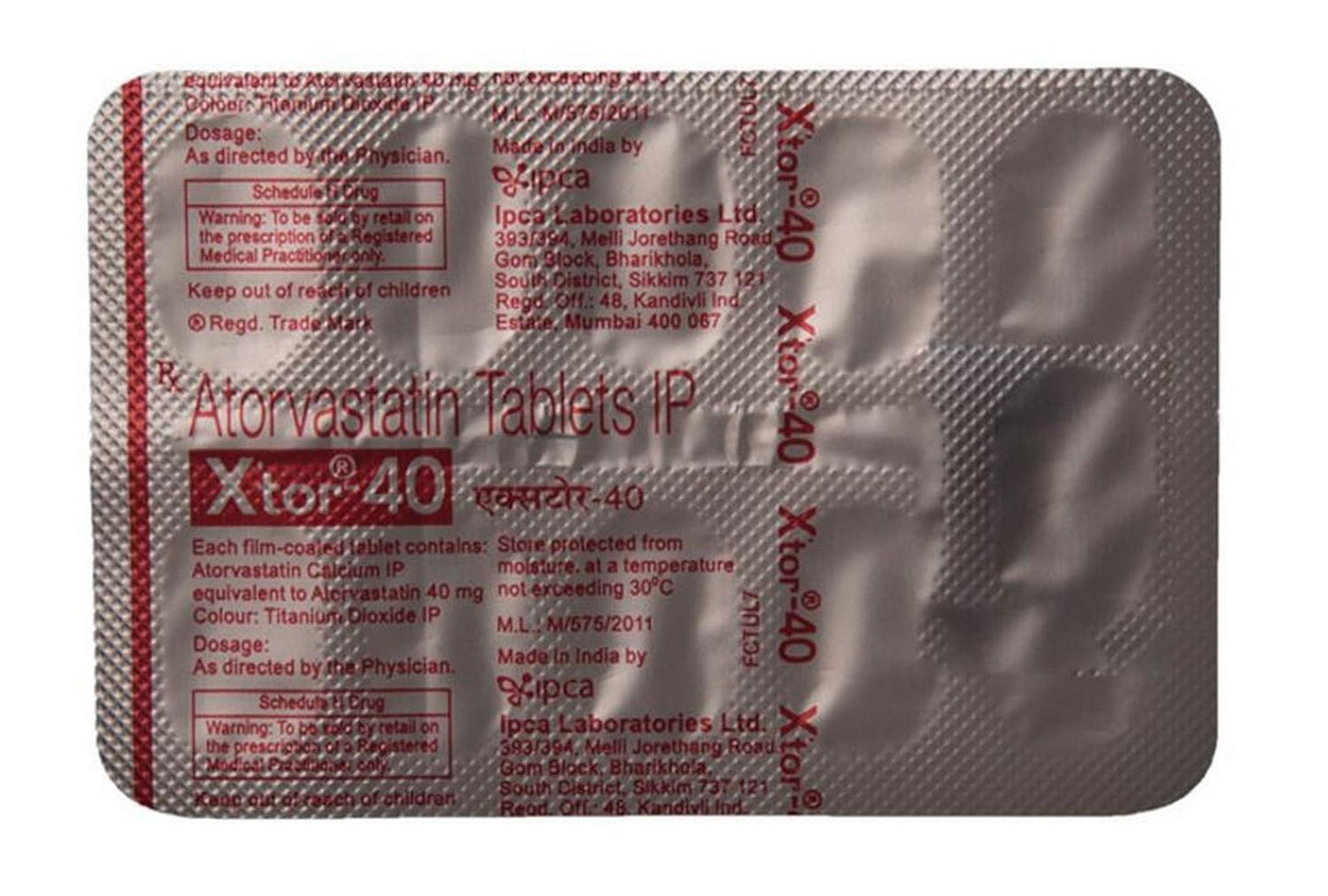 Xtor - 40 - Strip of 10 Tablets