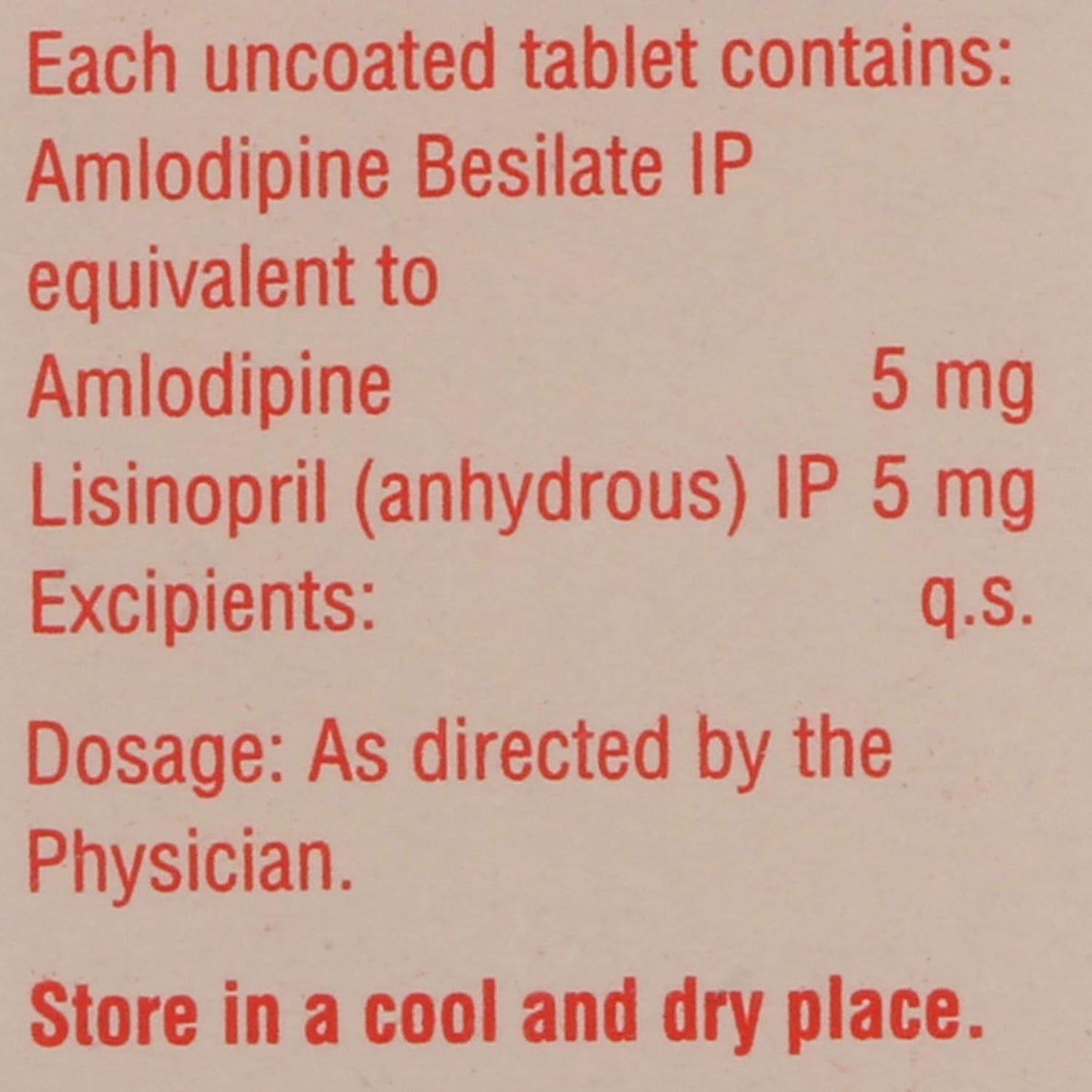 Amlace - Strip of 10 Tablets