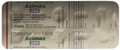 Azimax 250 - Strip of 6 Tablets