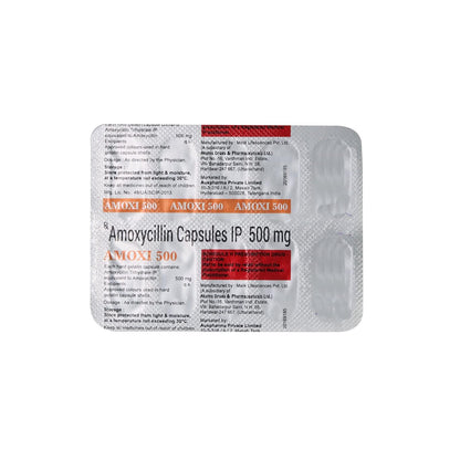 AMOXI 500 CAP 10'S (AUSPHARMA) - Strip of 10 Capsules