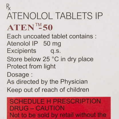 Aten 50 - Strip of 14 Tablets