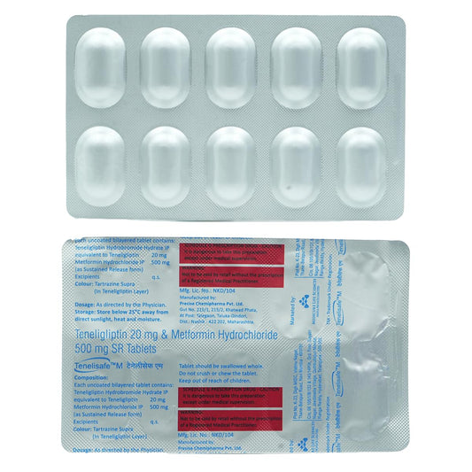 Tenelisafe M - Strip of 10 Tablets