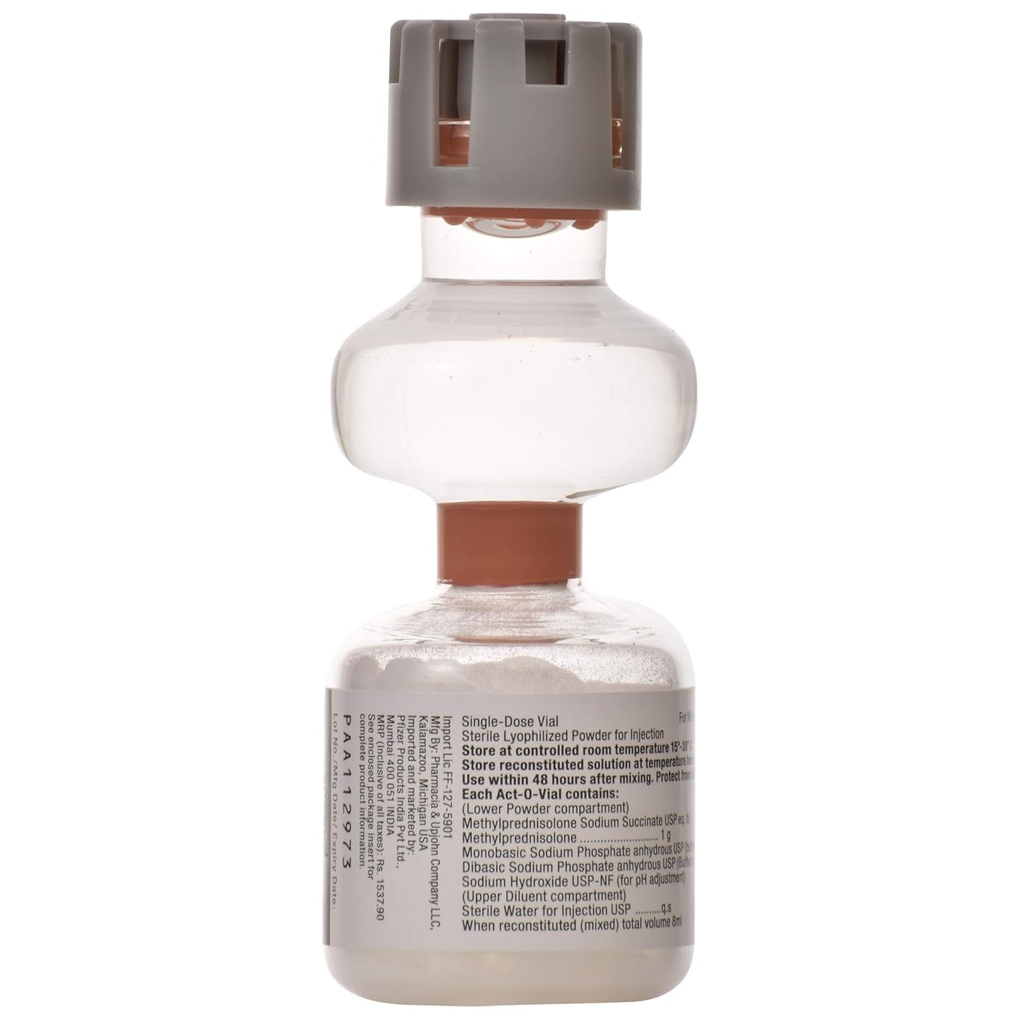 Solu-Medrol 1g - Vial of 8ml injection