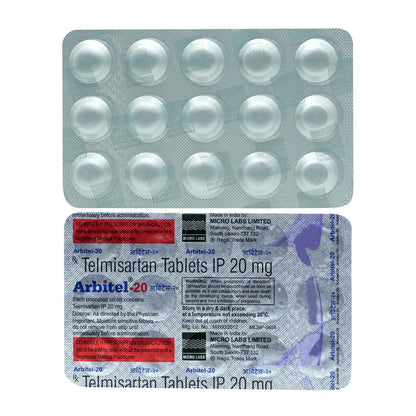 Arbitel-20 - Strip of 15 Tablets