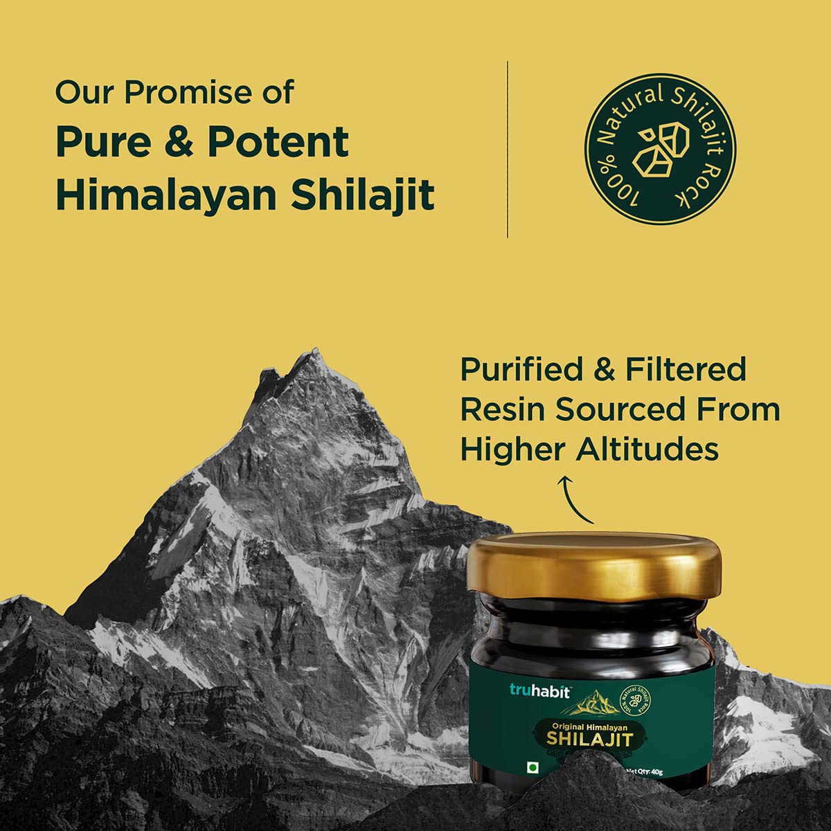 TruHabit Original Himalayan Shilajit, Shilajeet Original, Silajit for Man/Woman (20g), Shilajit Original Resin, Silajit Original Himalayan Natural Stamina Booster (20 gm)