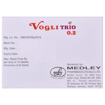 Vogli Trio 0.2mg- Strip of 10 Tablets