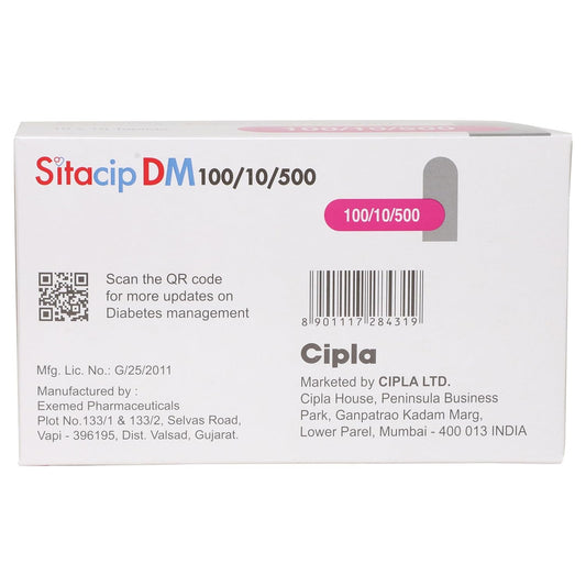 Sitacip DM - Strip of 10 Tablets