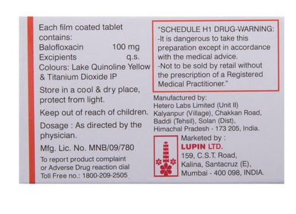 B-Cin 100 mg - Strip of 10 Tablets