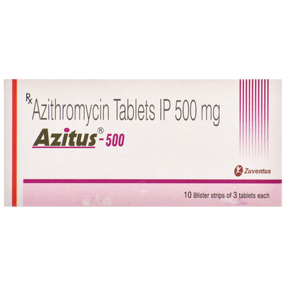 Azitus - 500 - Strip of 3 Tablets