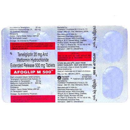 Afoglip M 500 - Strip of 15 Tablets