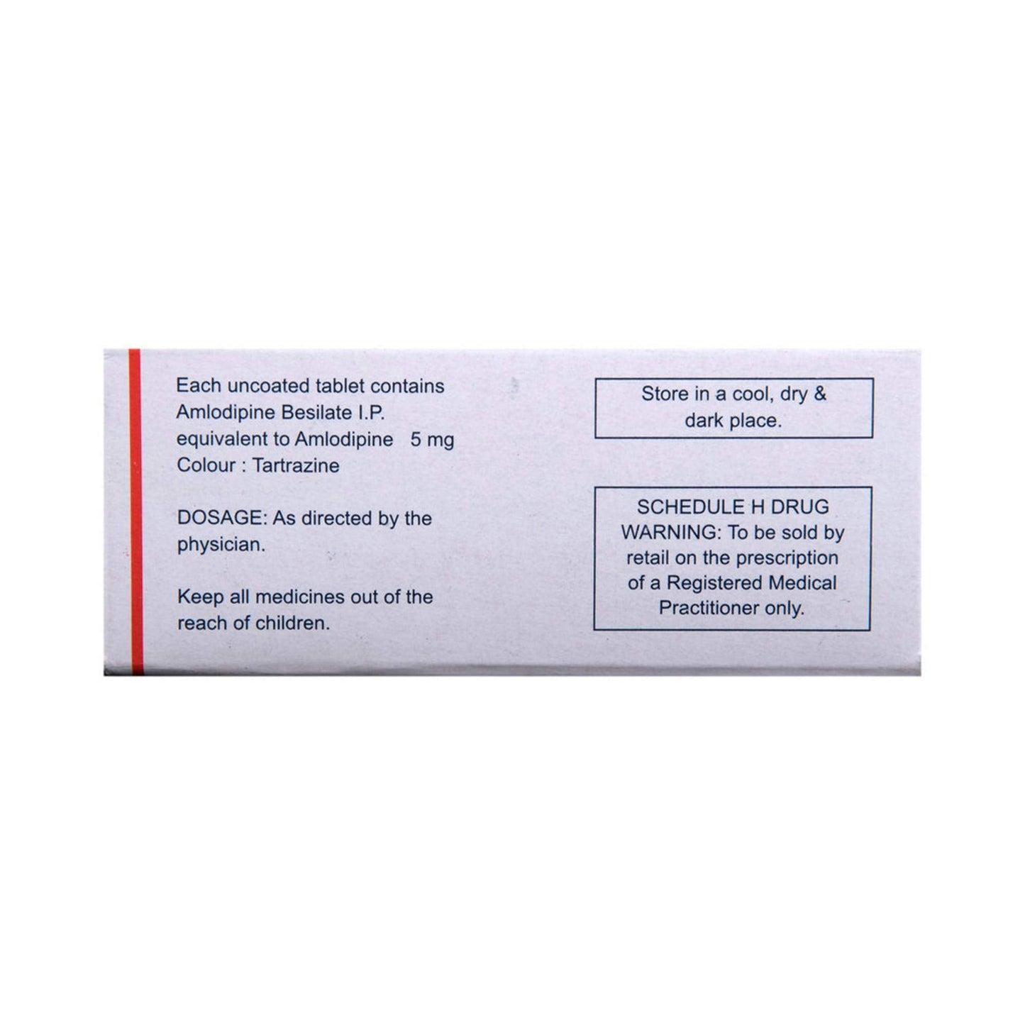 Amloz 5 - Strip of 30 Tablets