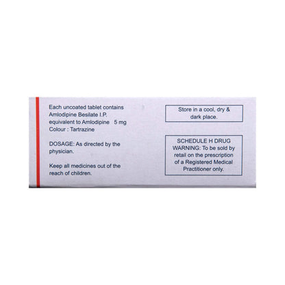 Amloz 5 - Strip of 30 Tablets