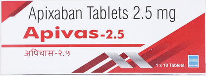 APIVAS-2.5 - Strip of 10 Tablets