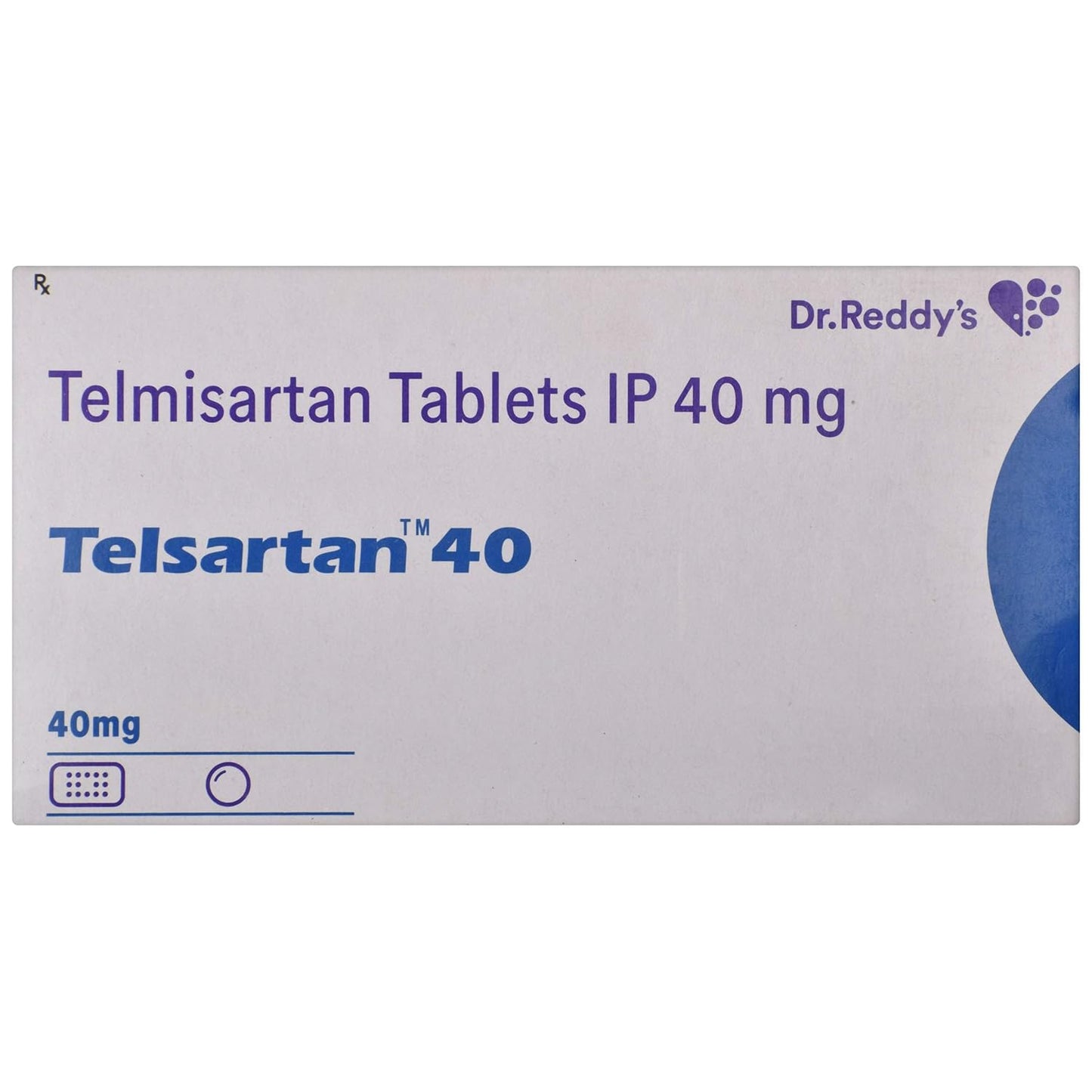 Telsartan 40 - Strip of 14 Tablets