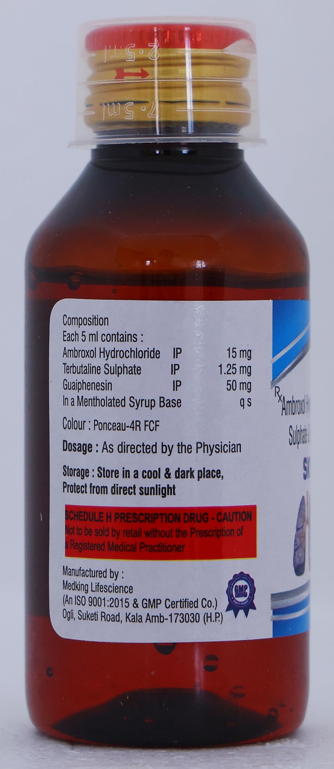 Skyrex A - Bottle of 100ml Cough Syrup