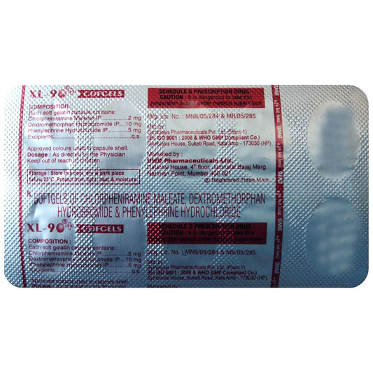 Xl-90 Plus Softgel - Strip of 10 Capsules