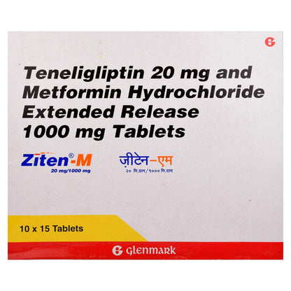 Ziten M 20/1000 - Strip of 15 Tablets