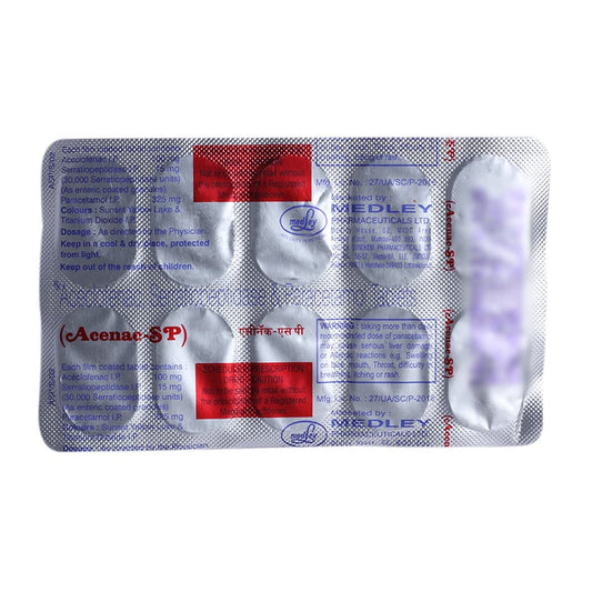 ACENAC-SP - Strip of 10 Tablets