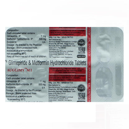 Auglimy M1 - Strip of 10 Tablets