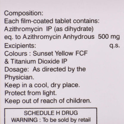 Azivent 500 - Strip of 5 Tablets