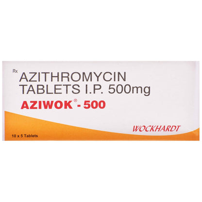 Aziwok - 500 - Strip of 5 Tablets