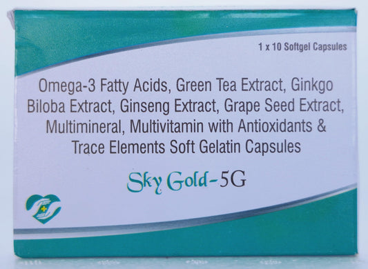 Skygold 5G - Strip of 10 Capsules